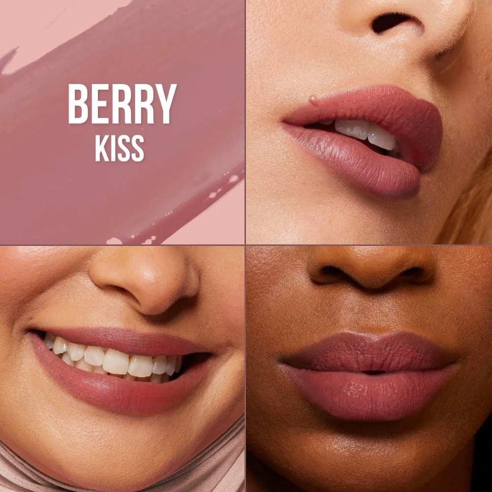 Huda Beauty Berry Kiss Creamy Lip and Cheek Stain